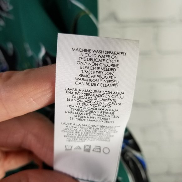 Cabi #3276 • Green Floral Peplum Tank Blouse • Size Medium - Picture 10 of 10